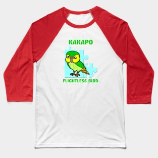 Kakapo parrot bird Baseball T-Shirt